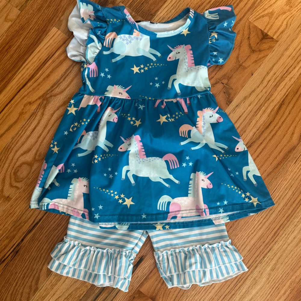 Unicorn Short Set